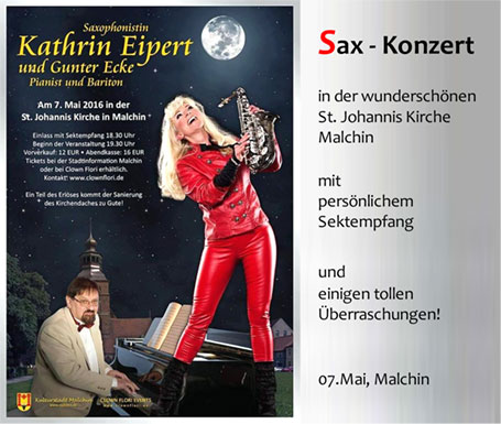 Sax-Konzert in Malchin