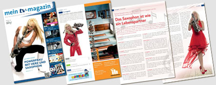 mein tv-magazin: Powerfrau mit Herz und Saxophon