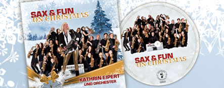 Weihnachts-CD von Saxophonistin Kathrin Eipert und Orchester